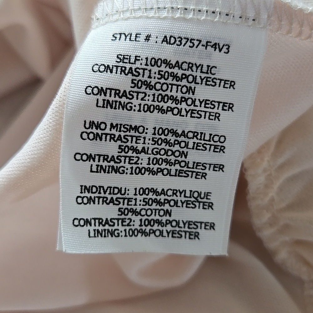 Altar'd State Cream Beige Cowl Neck Dress Size Medium - Picture 13 of 14